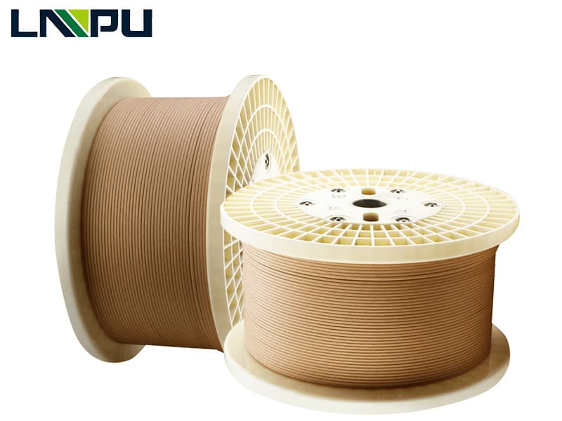 Alambre envuelto con papel para cable telefónico-1